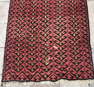 Antique Avar Kilim Size 130x310 cm  i can't reach the messages from the site. Send it directly, please 21ben342125@gmail.com             