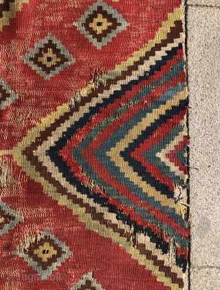 Antique Shiraz Kilim 
Size 288x88 cm                           