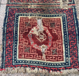 Antique Tibetan Tsokden Rug 
Size 180x65 cm                          