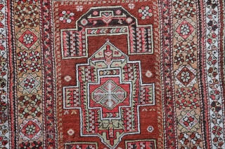 Anatolia about 1880 Bergama 196 x 150 cm, few Areas Need repair, condition good.                   