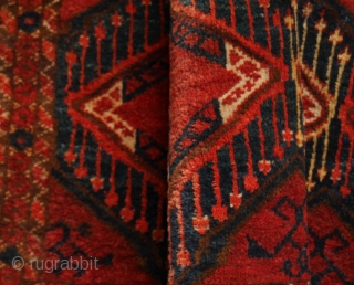 Ersari Beshir torba with ikat pattern in excellent condition, 104 x 40 cm                    