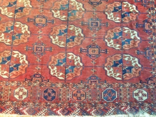 Tekke Turkmen main carpet, apx 8'x12'                           