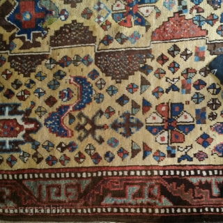 Large (5'1" x 8'3" 155x252cm) East Anatolian Yatak with harshang and other ornament (alien cyclopses?)

                  