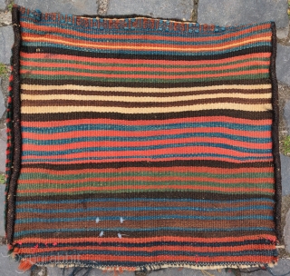 Southwest Persian tribal bag, probably Luri or possibly Qashqai. Very soft  pile and saturated natural colors. 20"x19"               