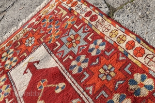 ANTIQUE ANATOLIAN MUJUR WITH A STAR BORDER

3.4 x 4.5

Antique cheerful happy making tribal Anatolian beauty with the most collectable oversized STAR BORDER design reminding us of a LESKI inspired rug. Very nice  ...