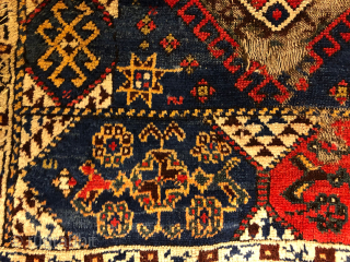 Small rug, central Anatolia, 19th c, one hole, restorable nice village rug, available for $ 850, shipping included               