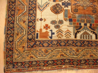 This is a 19th Century Afshar -  3' 11' x 4' 10'' - No Repairs - Good Condition
              