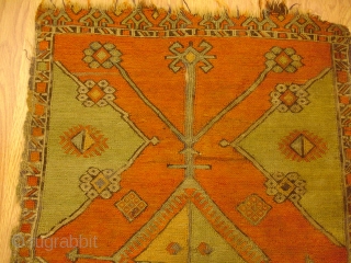 1' 10'' x 2' 9'' - A rare 19th century Anatolian Sumac Yastik.  Price is $1,100.                