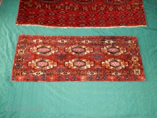 SELLING  TWO TURKOMAN WEAVINGS  FROM MY OWN COLLECTION - 1.TEKKE CHUVAL ON EXCELLENT PLUS CONDITION  2. A GREAT TEKKE TORBA          