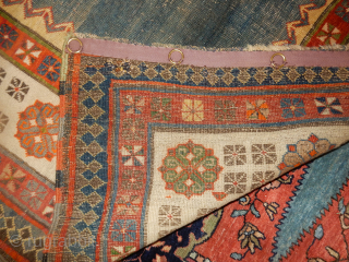 TALISH WITH SOME WEAR BUT ALL ORIGINAL WITH NO REPLING OR REPAIRS
GO TO MY NEW WEBSITE BOYLSTON ASSOCIATES ANTIQUE CAUCASIAN RUGS            