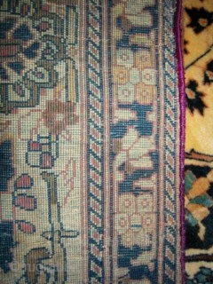 motisham kashan 1.91x1.35m mint condition                            