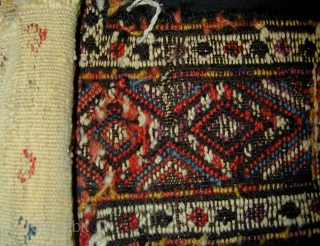 Kurdish Salt Bag. Late 19th c. 38 x 25 cms.                       