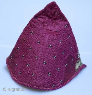 CHODOR TURKMEN Baby Hat. Late 19th c. near-mint condition.                        