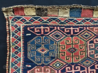 Shahsavan Tribal Art

Shahsavan sumack khorjin bag face. Cm 52x54. Second half 19th c. Great , awesome, deeply saturated natural colors. Lovely nine Memling Gul pattern. In very good condition. Previously belonging to  ...