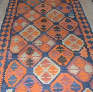 Ardebil kilim wide runner.  Cm 137x423 ir ft 4.5x13.6 ca. Early 20th century. Good condition, minor wear. Not expensive.             