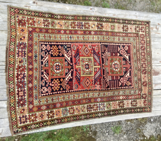 Beautiful & colorful rug early 20th century. Most probably a Kurdish work, some say might be Lori. Size is cm 110x150 ca. In very good condition. Very good price: € 600 +  ...