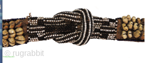 Africa!
African ethnic art!
Congo/Zaire!

Kuba people belt (mukody mu-ikup lakiing). Congo. First half 20th century. a wonderful tribal art example made of raffia, cowry shells and glass beads. These objects were worn in ceremonial  ...