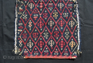 Malatya wool/metal thread dowry bag/yastik. Cm 52x86. Early 20th century. 
See more pics on fb: https://www.facebook.com/media/set/?set=a.10151682951209258.1073741853.358259864257&type=3
Pls see also my other posts on RR: http://rugrabbit.com/profile/580
         