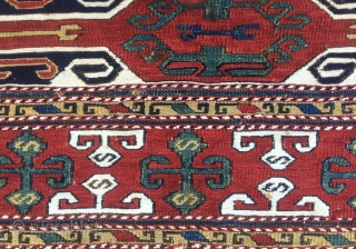 Sumack mafrash long panel. Caucasian, most likely Karabagh. Cm 40x120 ca. Good age, 1880 ca. Wonderful colors, great pattern. On the whole in a good condition. One of the nicest I had. 