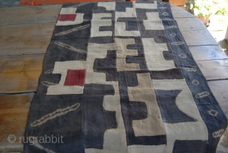 Bakuba Raffia Textiles. Congo. From Early to mid 20th century. Collection, wonderful, long pieces. If interested please inquire.
See more pics on facebook: https://www.facebook.com/media/set/?set=a.10151772010609258.1073741872.358259864257&type=3
See more items here: http://rugrabbit.com/profile/580
      