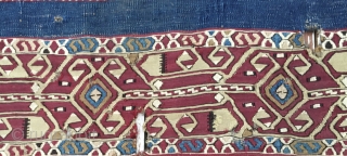 Lovely Eastern Anatolia open cuval/storage bag. Cm 110x140. 100 to 120 years old. Great colors. Central sumack part has got a nice graphics. Despite some condition issues still very much enjoyable. Got  ...