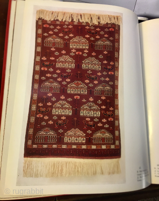 An interesting and rare book about Turkmen art, rugs, general decorations, etc. Text in English and Russian. 
Aurora publishing Leningrad, 1976 by l. Beresneva. 175 pages, 117 color plates. Hard cover, cm  ...