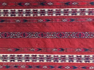 Ak Cuval Tekke (Salor 4 the previous owner). Cm 75x110. 2nd half 19h c. Lovely different reds: madder & cochineal. Great condition. Intense beauty and sweet simplicity..      