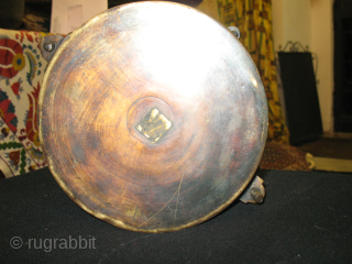 Beautiful, very rare Osmanli work of art. 
Ottoman 19th century or earlier brass safertas or food container. 
Cm 17x23h. 
Heavily decorated. 
Really rare & wonderful. 
In very good condition. 
Few similar examples  ...