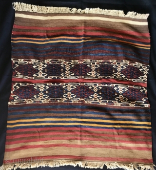 Eastern Anatolia, Turkey. This is a great storage bag or commonly called in Turkish cuval. Size is cm 126x136. Complete, in good condition. Late 19th or early 20th century. Awesome natural deeply  ...