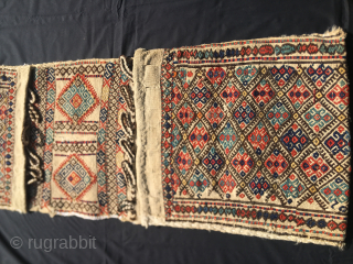 --- Zangadzor --- Armenia ---
"Zangadzor region. The southernmost part of Armenia....border with Iran." Thanks to asolo_kilim_gallery who found it out.
Beautiful heybe or saddle bag.
Size is cm 44x122
Approx age is end 19th, early  ...