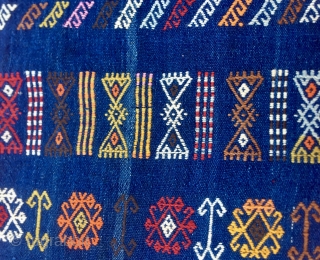 Any friend getting wed?
This is almost certainly a wedding present woven either by the future bride herself, a relative or a friend.

Sivas, Central Anatolia, Turkey. 3 strip kilim. Cm 140x260 ca. Great,  ...