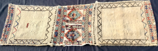 Armenia, Zangadzor region, the southernmost part of Armenia, border with Iran." Thanks to asolo_kilim_gallery who found it out. 
Beautiful heybe or saddle bag. 
Size is cm 44x122 
Approx age is end 19th,  ...