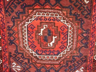 Beluch Rug 19th Century Nice Colors.size is 3.6 X 8.0.  
good condition. 
                   