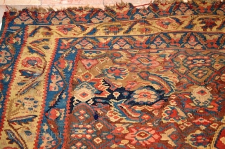 Fine Antique Persian Senneh Kilim Circa 1800 Very good Condition.
Size is 4.6 x 6.7 (140 x 204 cm)               