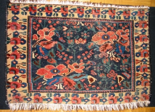 Persian Afshar bagface, appr.1900, wool on cotton, 70x46cm.                         