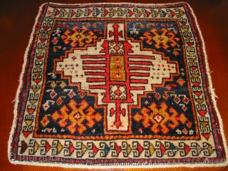 South Persian Bagface, 1865-1890 (some small areas of fuchsine in the border)
Good condition, 60x62cm, just washed.                 