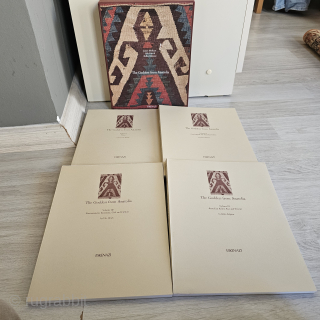 The Goddess from Anatolia This famous book is written by James Mellaart, Belkis Balpinar, Udo Hirsch 4 volums about the history of anatolian kilims and their motives from 6000 BC. Book Size:30x23  ...