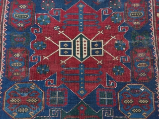 Antique Caucasian rug
Size 250x128 cm                            