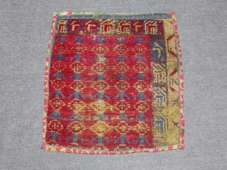 Central Anatolian Cappadocia rug fragment
Size 63x60 cm                          