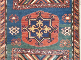 Very special Armenian ? Turkestan Karabagh..Lovely pile & colours ,slightly reduced width.                     