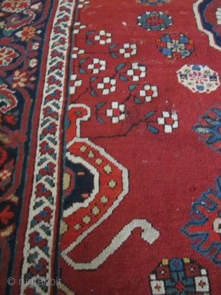 Karabagh rug ,circa 1900 , size 150 -192 cm , fine weave ,some cotton in the pile ,some old repairs . Happy piece          
