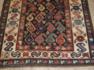 
Antique Caucasian Karabagh region runner with all over colourful large boteh design. www.knightsantiques.co.uk 
late 19th century. Size: 9ft 6in x 3ft 8in (290 x 111cm).
A good example of a Karabagh runner, the  ...