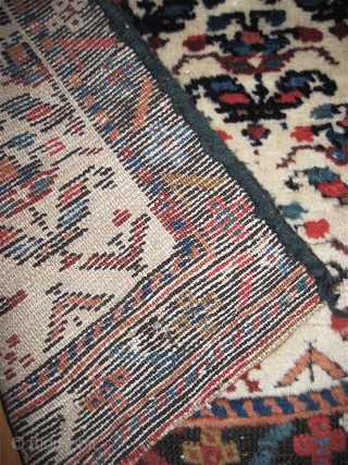 Shahsevan pile fragment, composed of two pieces, 22" x 8'7".  Cotton wefts.  Thick and lush full pile. For comparison, I have included a photo of a Shahsevan chanted w/ a  ...