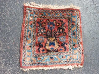 Persian Lilihan Mat, early 20th century, 1-0 x 1-0 (.31 x .31), good condition, good pile, hand washed, complete, plus shipping.            