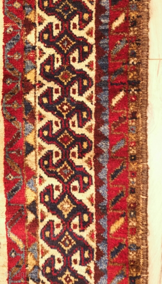 Qashqa'i/SW Persian Rug, Late 19th/early 20th century.  Tree motifs in diamond lattice pattern. The wool is silky. Some goat hair in the warps and a signature inscribed in the field.   ...