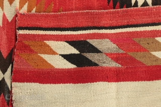 Antique Navajo transitional weaving, circa 1890-1900.  Please ask questions.                       