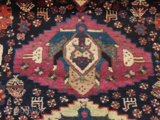 Long Northwest Persian Runner, Wool, c.1880-1920,Possibly Earlier,  Very Good Condition, Small Corner Patch, Pile, Mostly Good.
Needs a gentle bath.
Measures 138" X 45"
SOLD          