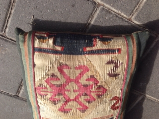 Anatolian Kilim fragment size:40x18-cm ask                            