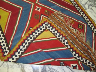 Nice, old very decorative Qashqaee kilim 

320x145CM

P.O.R                          