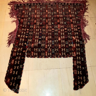 Antique Uzbek horse cover very good condition

$2400

Size140x100cm

                          